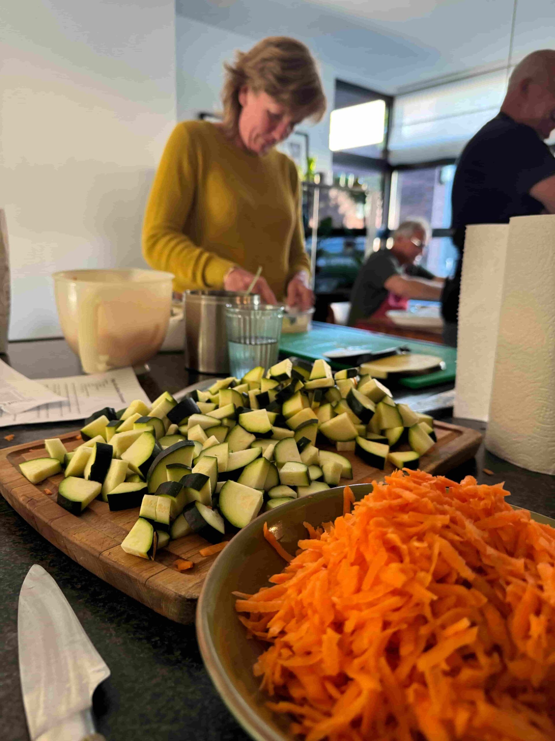 vegetarische kookworkshop aan huis door Italiaans Sardijnse kok van Sardo Experience
