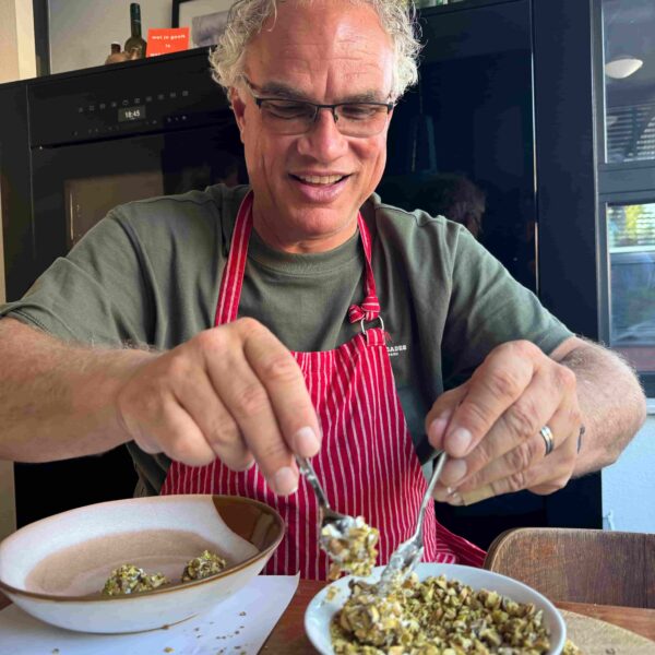 vegetarisch Italiaanse kookworkshop of diner aan huis met thuiskok van Sardo Experience