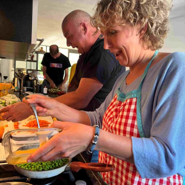 vegetarische antipasti Italiaanse kookworkshop door Sardo Experience