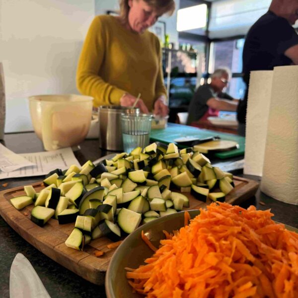 vegetarische kookworkshop aan huis door Italiaans Sardijnse kok van Sardo Experience